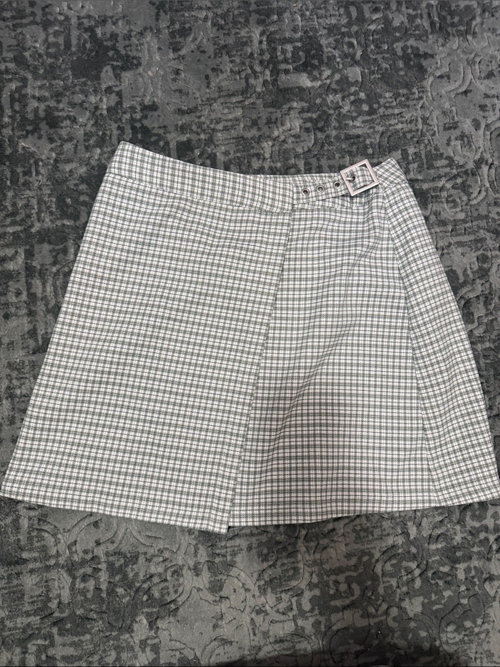 5/$25 🌟 John Galt Brandy Melville Plaid Mini Skirt with Buckle
